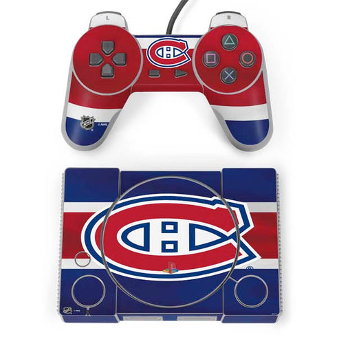 NHL Montreal Canadiens Jersey PlayStation Classic Bundle Skin