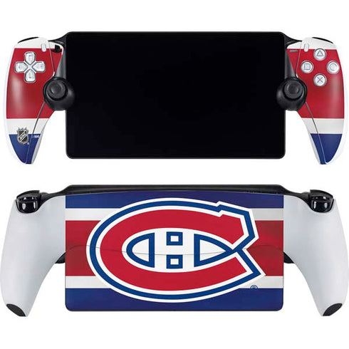 NHL Montreal Canadiens Jersey PlayStation Portal Remote Player Skin