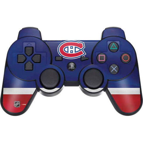 NHL Montreal Canadiens Jersey PS3 Dual Shock wireless controller Skin