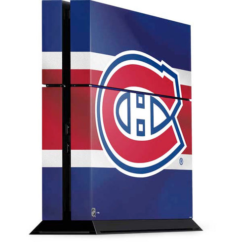 NHL Montreal Canadiens Jersey PS4 Console Skin