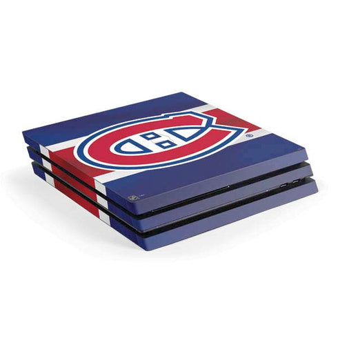 NHL Montreal Canadiens Jersey PS4 Pro Console Skin