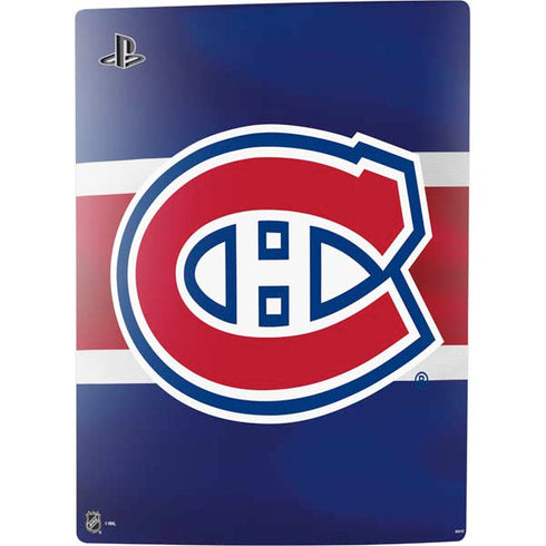 NHL Montreal Canadiens Jersey PS5 Digital Edition Console Skin