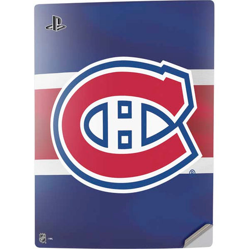 NHL Montreal Canadiens Jersey PS5 Digital Edition Console Skin