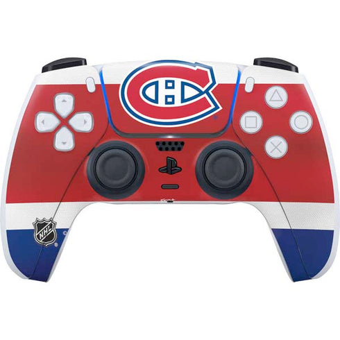 NHL Montreal Canadiens Jersey PS5 Controller Skin