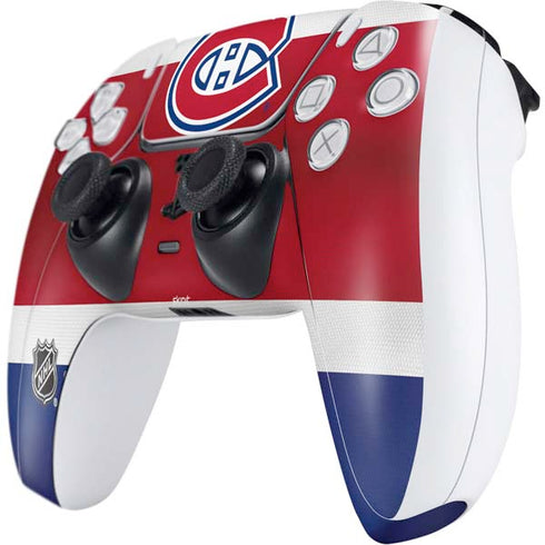 NHL Montreal Canadiens Jersey PS5 Controller Skin