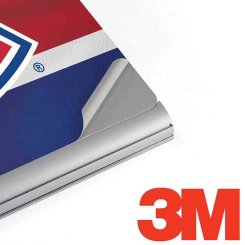 NHL Montreal Canadiens Jersey Surface Book 2 15in Skin