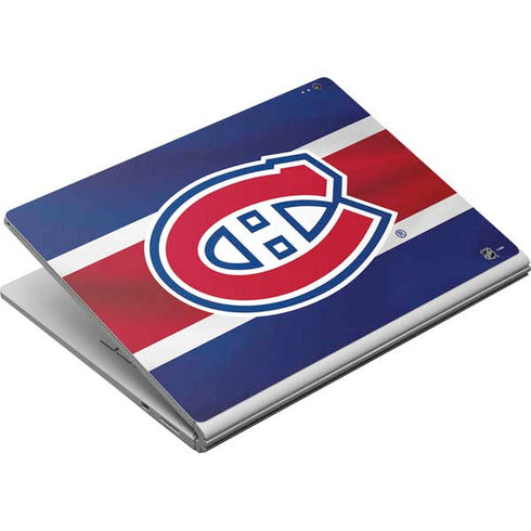 NHL Montreal Canadiens Jersey Surface Book Skin