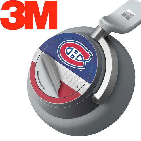 NHL Montreal Canadiens Jersey Surface Headphones Skin