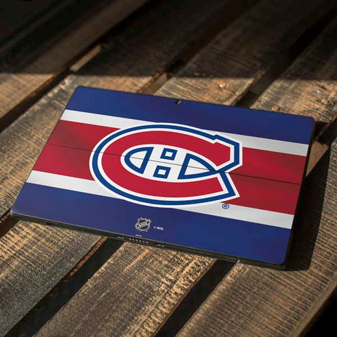 NHL Montreal Canadiens Jersey Surface Pro 6 Skin