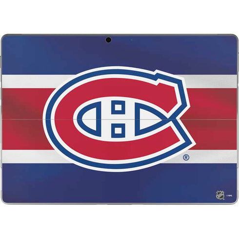 NHL Montreal Canadiens Jersey Surface Pro 8 Skin