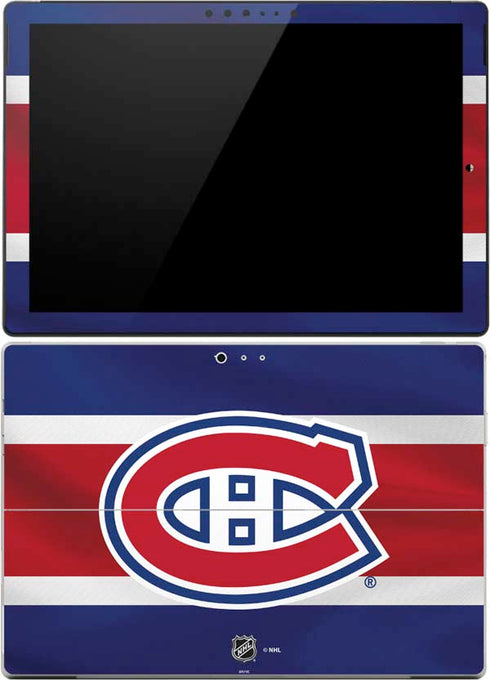 NHL Montreal Canadiens Jersey Surface Pro (2017) Skin