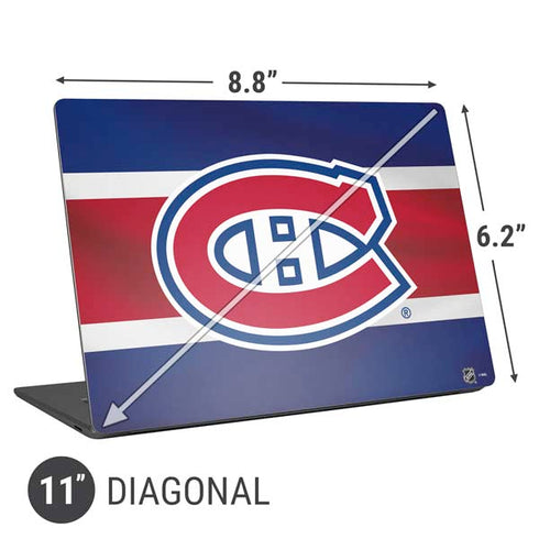 NHL Montreal Canadiens Jersey Universal Laptop 11in (8.8 x 6.2in) Skin
