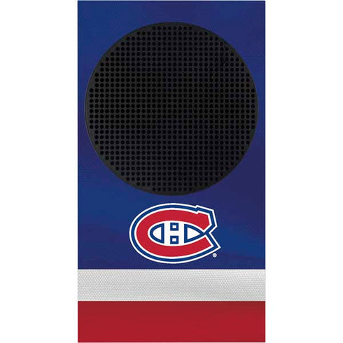 NHL Montreal Canadiens Jersey Xbox Series S Console Skin