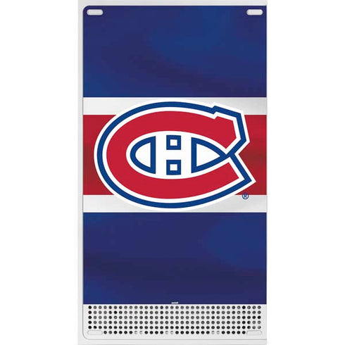 NHL Montreal Canadiens Jersey Xbox Series S Console Skin