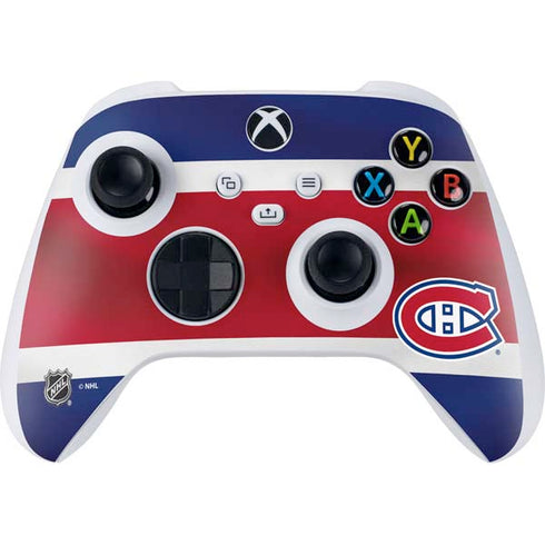 NHL Montreal Canadiens Jersey Xbox Series S Controller Skin
