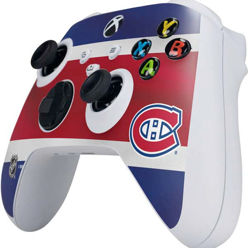 NHL Montreal Canadiens Jersey Xbox Series S Controller Skin