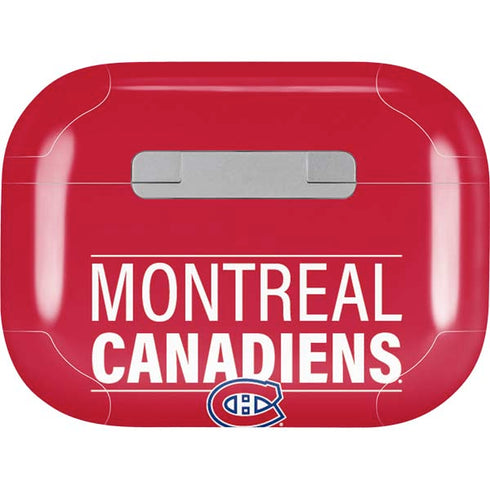 NHL Montreal Canadiens Lineup AirPods Pro 2nd Gen Skin