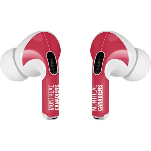 NHL Montreal Canadiens Lineup AirPods Pro 2nd Gen Skin