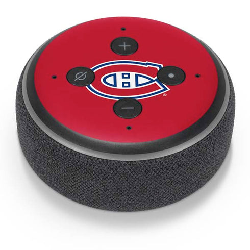 NHL Montreal Canadiens Lineup Amazon Echo Dot Skin