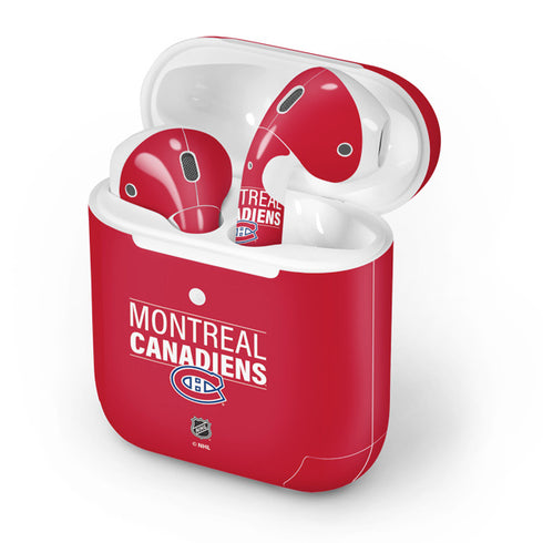NHL Montreal Canadiens Lineup Apple AirPods 2 Skin