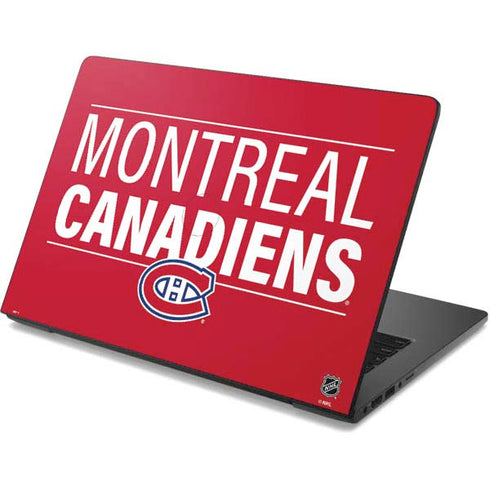 NHL Montreal Canadiens Lineup Dell Chromebook Skin