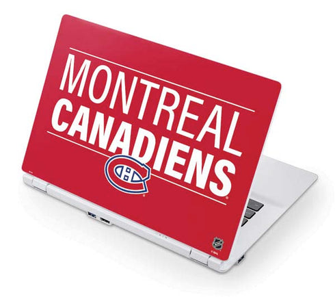 NHL Montreal Canadiens Lineup Acer Chromebook Skin