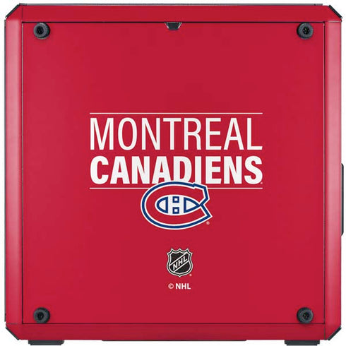 NHL Montreal Canadiens Lineup Cooler Master MasterBox Q300L Mini Tower Skin