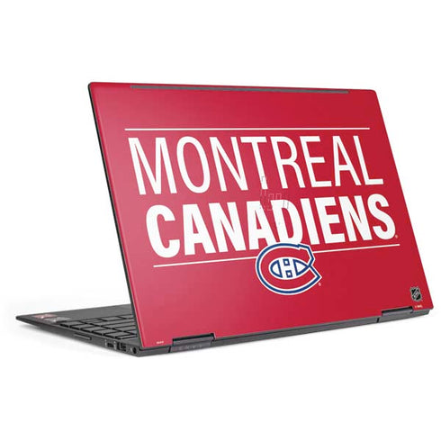 NHL Montreal Canadiens Lineup HP Envy Skin