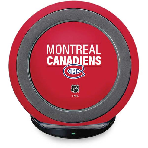 NHL Montreal Canadiens Lineup Fast Charge Wireless Charging Stand Skin