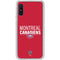NHL Montreal Canadiens Lineup Galaxy A10e Clear Case