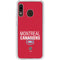NHL Montreal Canadiens Lineup Galaxy A20 Clear Case
