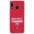 NHL Montreal Canadiens Lineup Galaxy A20 Clear Case