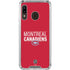 NHL Montreal Canadiens Lineup Galaxy A30 Clear Case