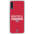 NHL Montreal Canadiens Lineup Galaxy A50 Clear Case