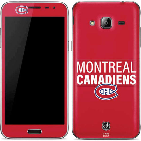 NHL Montreal Canadiens Lineup Galaxy J3 Skin