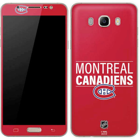 NHL Montreal Canadiens Lineup Galaxy J7 Skin