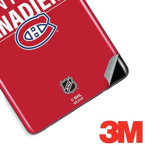 NHL Montreal Canadiens Lineup Galaxy Note 8 Skin