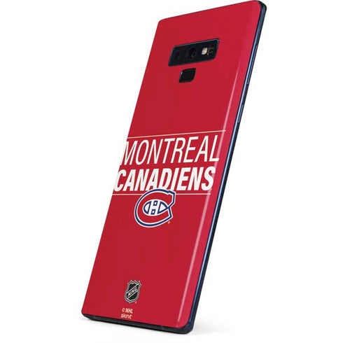 NHL Montreal Canadiens Lineup Galaxy Note 9 Skin