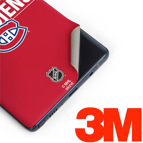 NHL Montreal Canadiens Lineup Galaxy Note 9 Skin