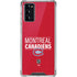 NHL Montreal Canadiens Lineup Galaxy Note20 5G Clear Case