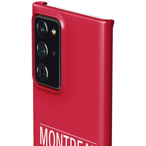 NHL Montreal Canadiens Lineup Galaxy Note20 Ultra 5G Lite Case