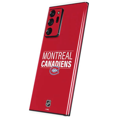 NHL Montreal Canadiens Lineup Galaxy Note20 Ultra 5G Skin