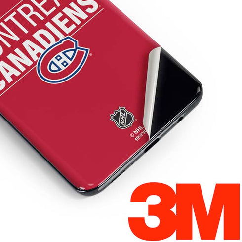 NHL Montreal Canadiens Lineup Galaxy S10e Skin