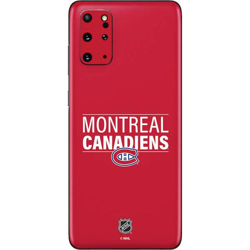 NHL Montreal Canadiens Lineup Galaxy S20 Plus Skin