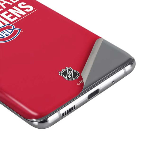 NHL Montreal Canadiens Lineup Galaxy S20 Plus Skin