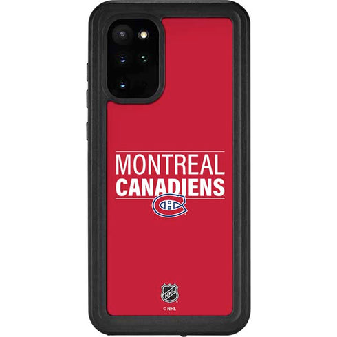 NHL Montreal Canadiens Lineup Galaxy S20 Plus Waterproof Case