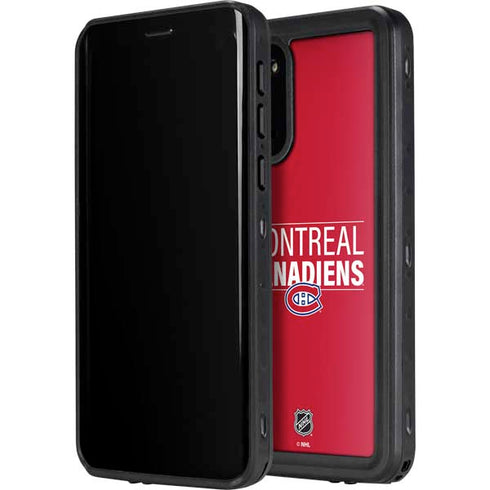 NHL Montreal Canadiens Lineup Galaxy S20 Plus Waterproof Case