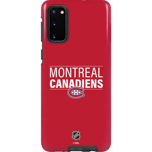 NHL Montreal Canadiens Lineup Galaxy S20 Pro Case