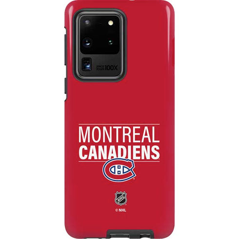 NHL Montreal Canadiens Lineup Galaxy S20 Ultra 5G Pro Case