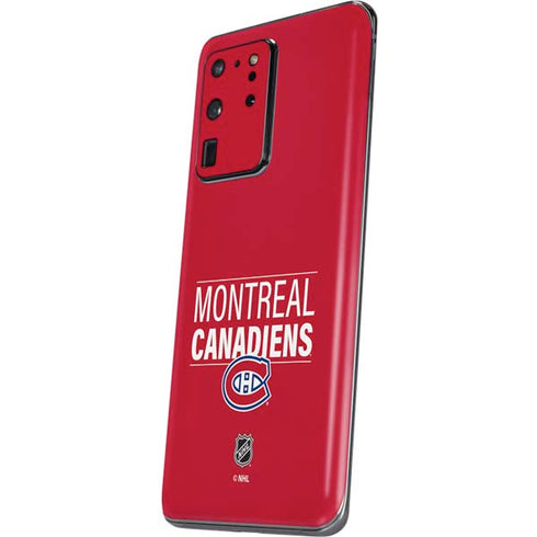 NHL Montreal Canadiens Lineup Galaxy S20 Ultra 5G Skin